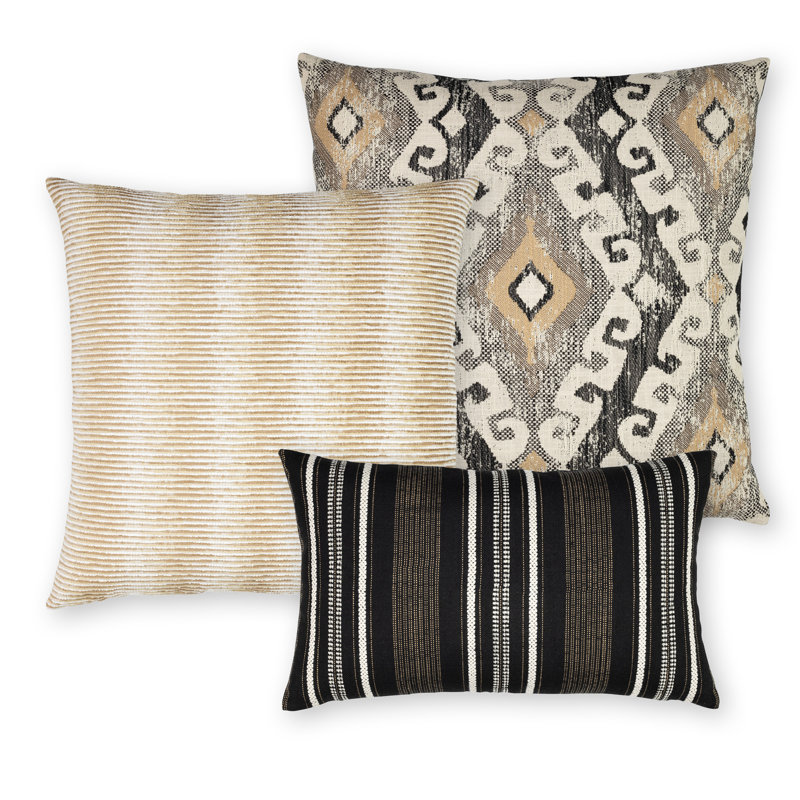 Evolution Indoor/Outdoor Pillow Cover & Insert by Elaine Smith, Square, 22" H x 22" W