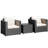 Alycen 2 - Person Patio Conversation Set with Cushions-767782457-726803167