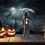 Figurine de statue de mort sacrée en résine Halloween
