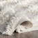 Kaliyanei Diamond Trellis Power Loom Performance Shag Cream Rug