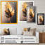 «Gold Abstract Leaves II», impression sur toile-1657490204-1657490205