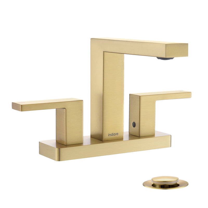 2 Handle Centerset Bathroom Faucet? Bathroom Faucets For Sink 3 Hole? 4-Inch Bathroom Sink Faucet? Bathroom Faucets With Pop-Up Drain & Supply Lines