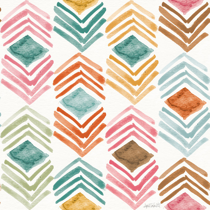 Motif de petites amies III, H 12 po x l 12 po