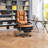 Double Layered Upholstered Executive Chairs with Footrest-1349653446