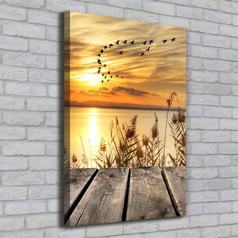 Sunset - Wrapped Canvas Print