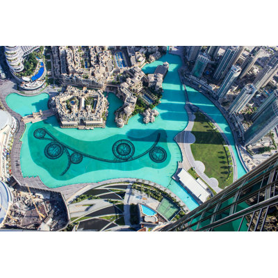 Burj Khalifa Lake - Photographie sur toile tendue