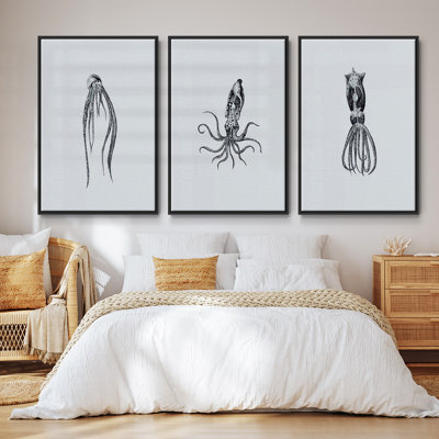 " Marine Life I " 3 - Pieces
