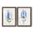 Papier, cadre noyer