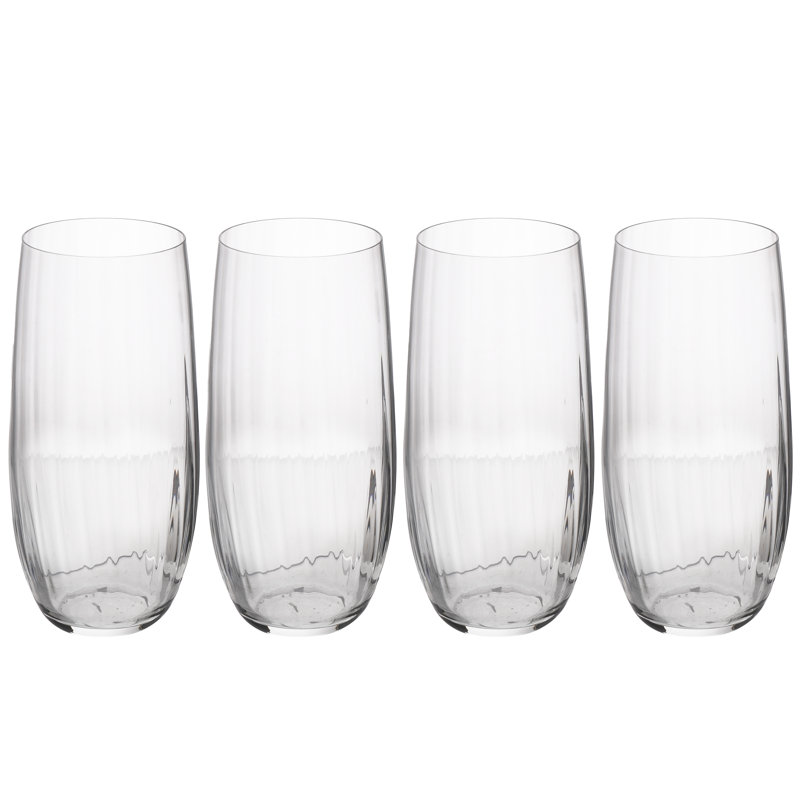 Mikasa Treviso Crystal Highball Glasses, 400ml
