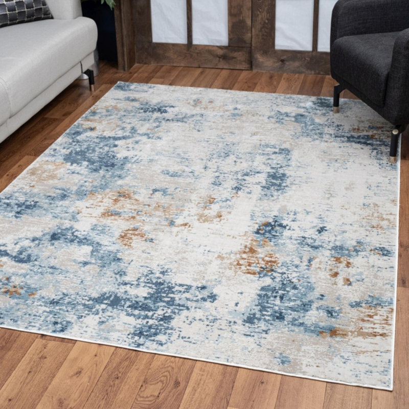 Tapis multicolore Elegance, Rectangle 5 pi 3 po x 7 pi 3 po