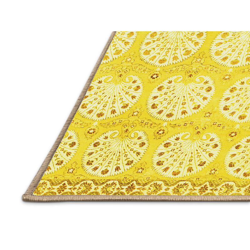 Performance Floral Indoor Rug, Rectangle 7' x 10'
