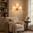 3-Light Traditional Pleated Fabric Wall Sconce