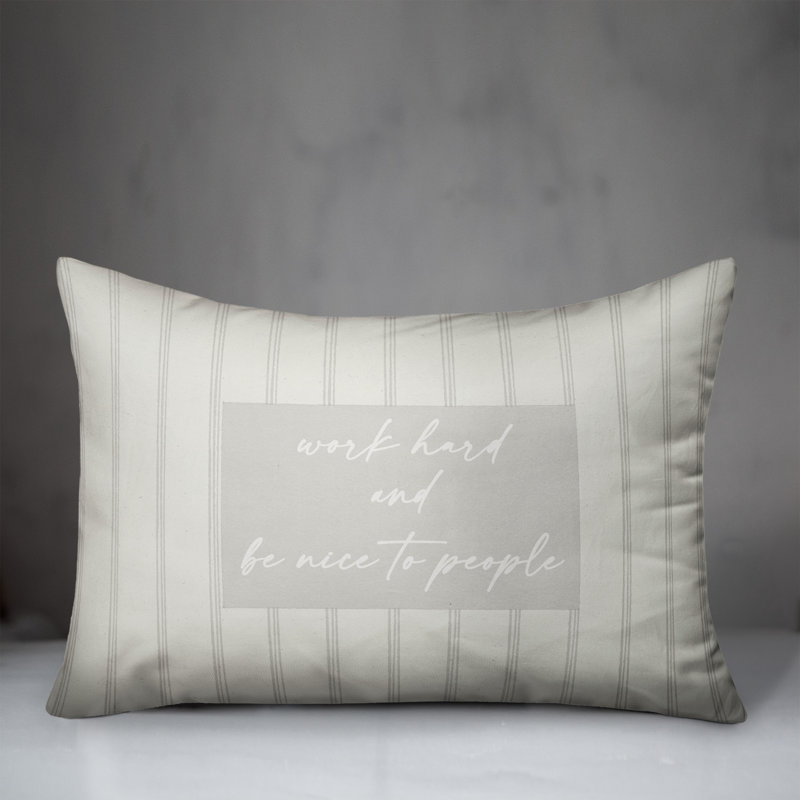  Polyester Lumbar Rectangular Indoor/Outdoor Pillow Cover & Insert
