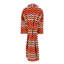 100% Cotton Mid-Calf Bathrobe with Pockets-75051827