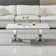 Rectangle Marble Coffee Table With Stainless Steel Base