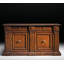 83" 2 Drawer Walnut Sideboard