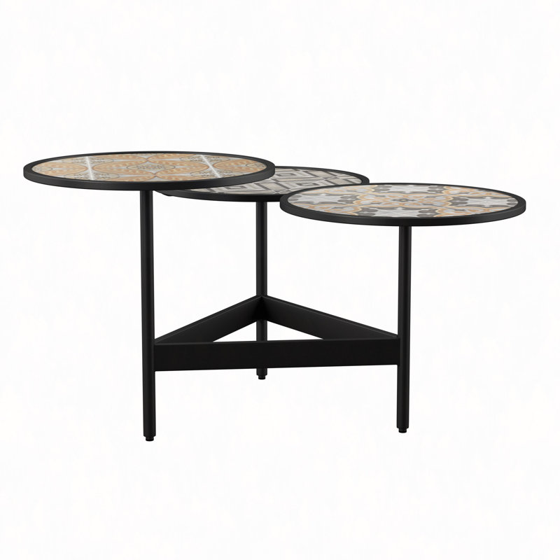 Outdoor 3-Tier Cocktail Table