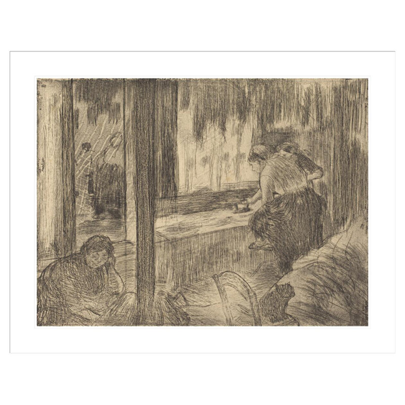 The Laundresses (Les blanchisseuses) par Edgar Degas, impression numérique sur toile, H 32,94 po x l 41,5 po