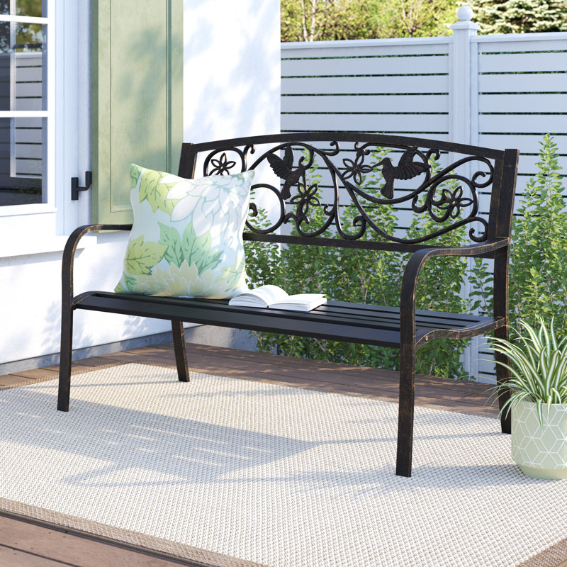 Beaucaire Hummingbird Steel Traditional Bench
