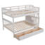 Lit superposé avec tiroir, rangement et garde-corps pour la chambre à coucher-960856458