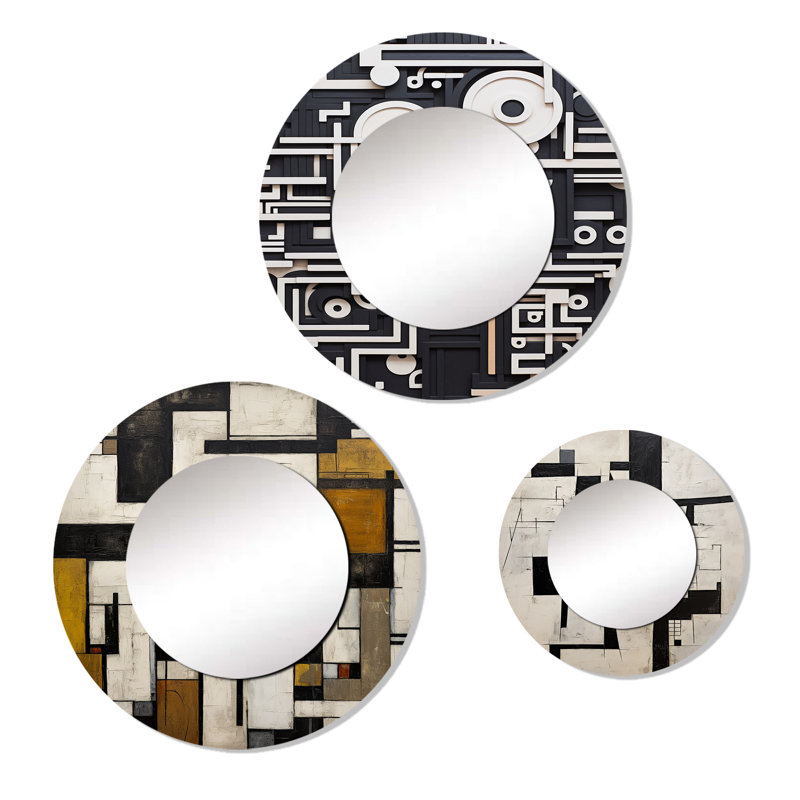 Mamane Metal Round Mirror