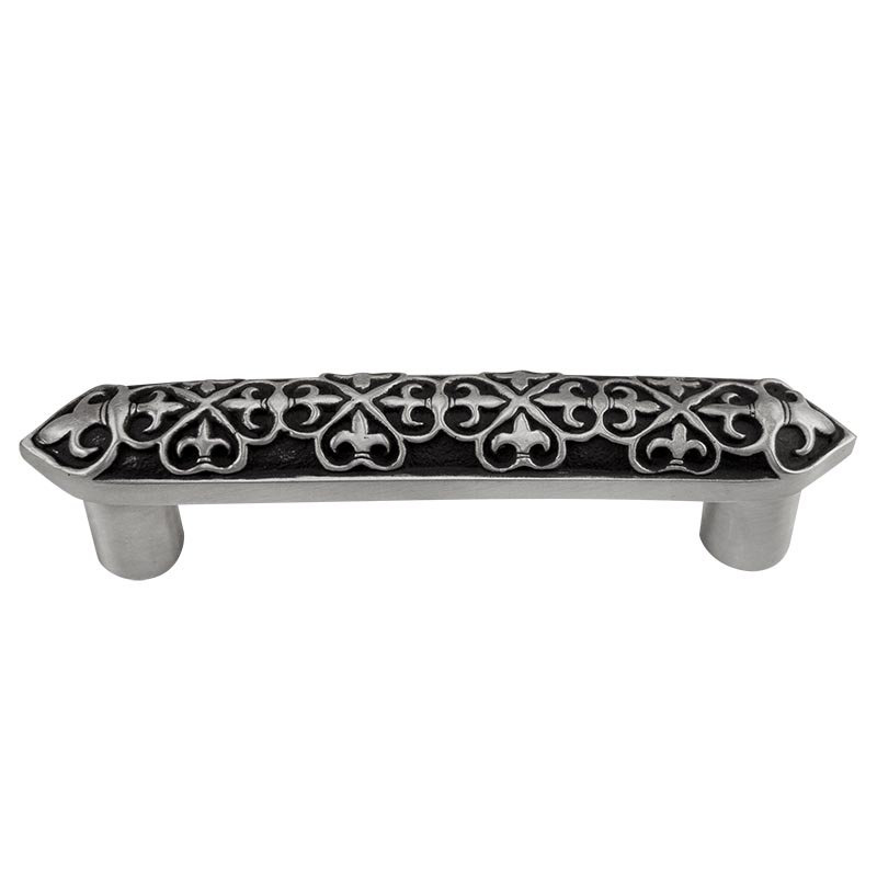 Fleur De Lis Bar / Handle Pull, Antique Nickel