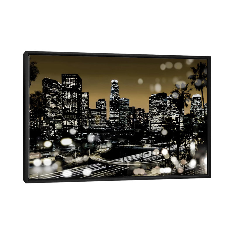" L.A. Nights I ", 40" H x 60" W x 1.5" D, Wrapped Canvas, No Mat