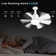 Socket Fan Light Ceiling Fans With Lights And Remote, Dimmable Led Ceiling Fan With Lights, 3 Colors 3000k-6500k