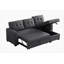 Canapé modulaire convertible rembourré avec méridienne coulissante-344434480-344434476