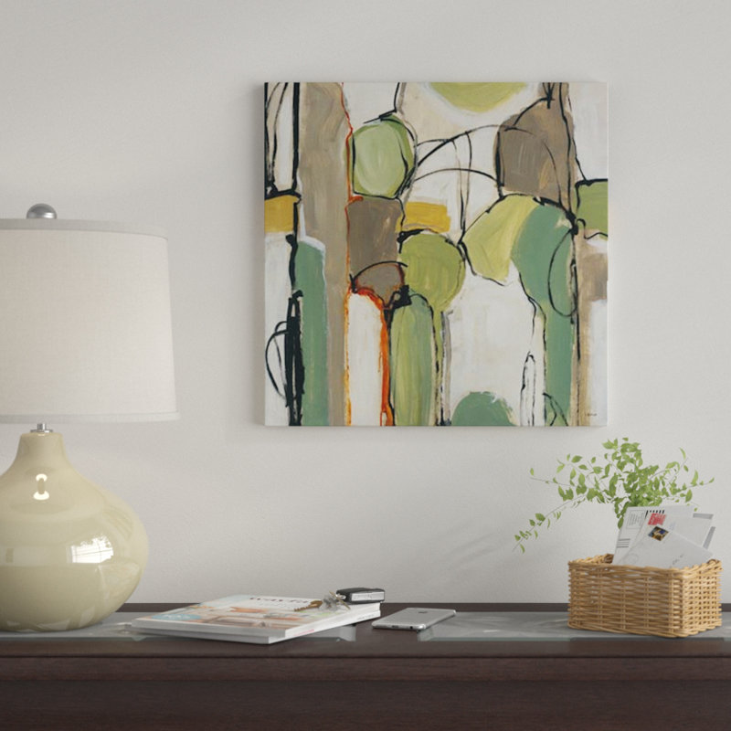 « connected i », impression sur toile, H 18 po x l 18 po x P 1,5 po, Pas de tapis, Toile tendue