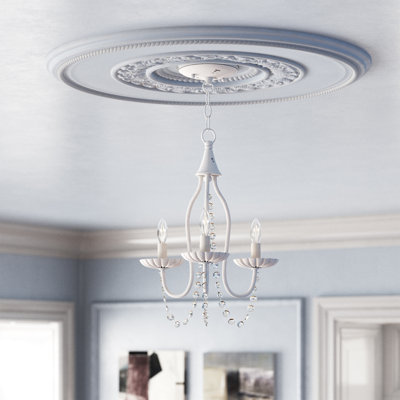 Burvale 3 - Light Candle Style Chandelier
