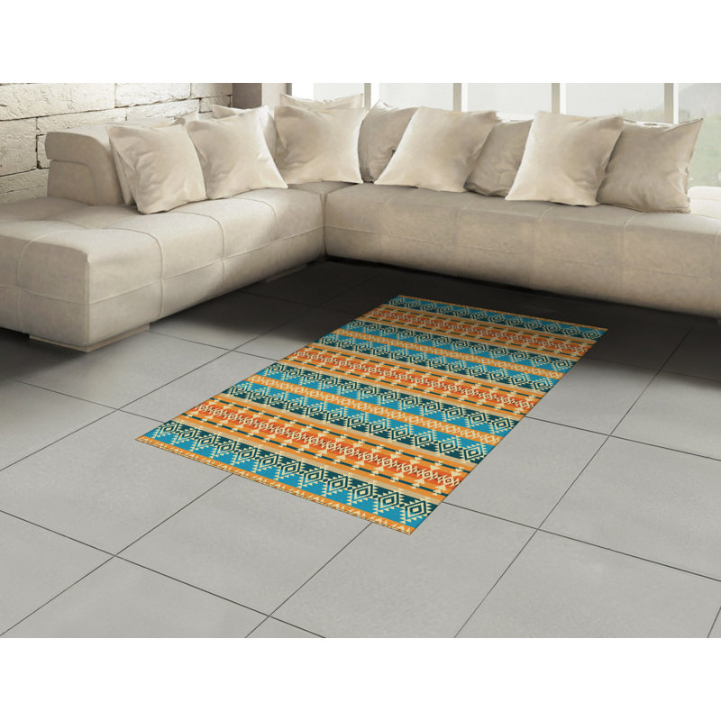 Harriett Striped Hand Woven Area Rug, Rectangle 120 x 180cm