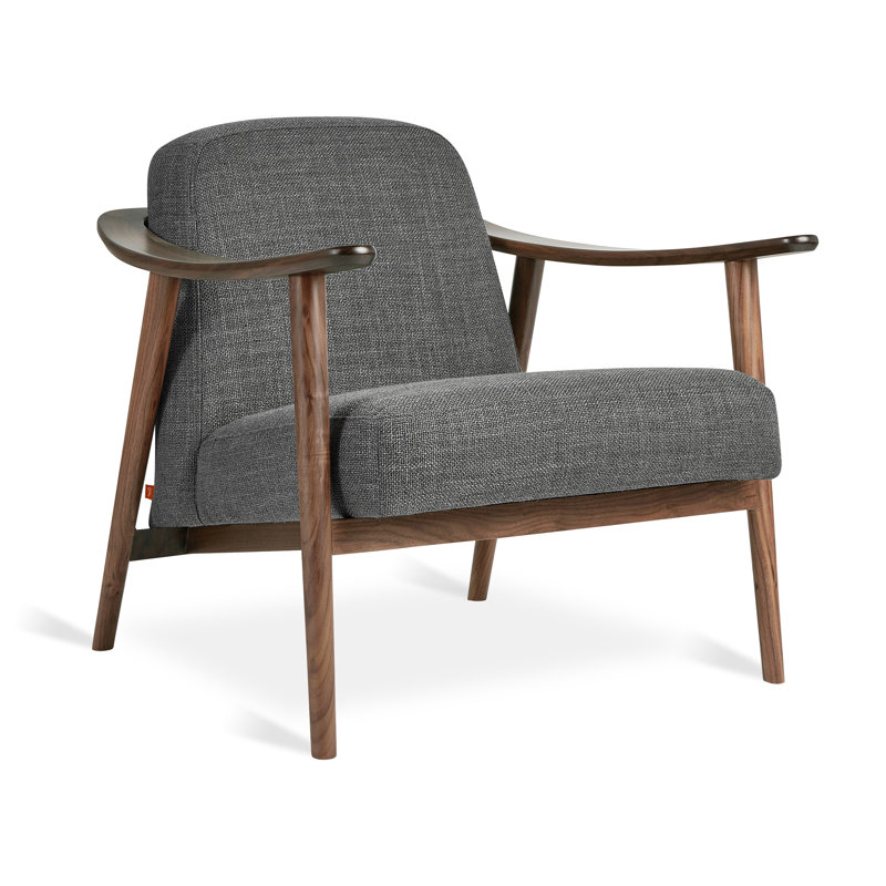 Baltic Chair, Walnut, Andorra Pewter Performance Basketweave