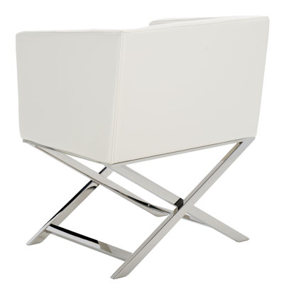 Cayce Faux Leather Armchair