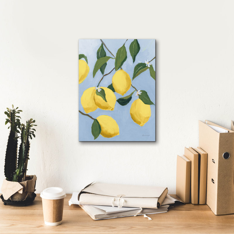 Toile épique «Lemon Tree Light» par Pamela Munger, H 16 po x l 12 po x P 0,75 po