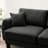 3 - Seater Dark Grey Boucle Fabric With L Shape Design, Distinctive , Removable And Cylindrical Legs, Stylish For Living Room Sectional Couch Convertible Shape, Shell Shaped For A Relaxed Home-966548773