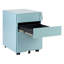 Lakeithia 39cm Wide 3 -Drawer Mobile Steel File Cabinet-895151879