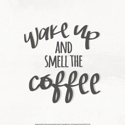 Wake Up Coffee - Wrapped Canvas Print