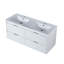 Meuble-lavabo 48 po avec lavabo double, lavabo en résine, 4 tiroirs à fermeture en douceur-824421627