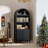 Lift Top Coffee Table, Arched Bookcase Cabinet, Home Office Storage-1782428251