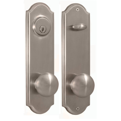 Elegance Knobs With Deadbolt Entry Set