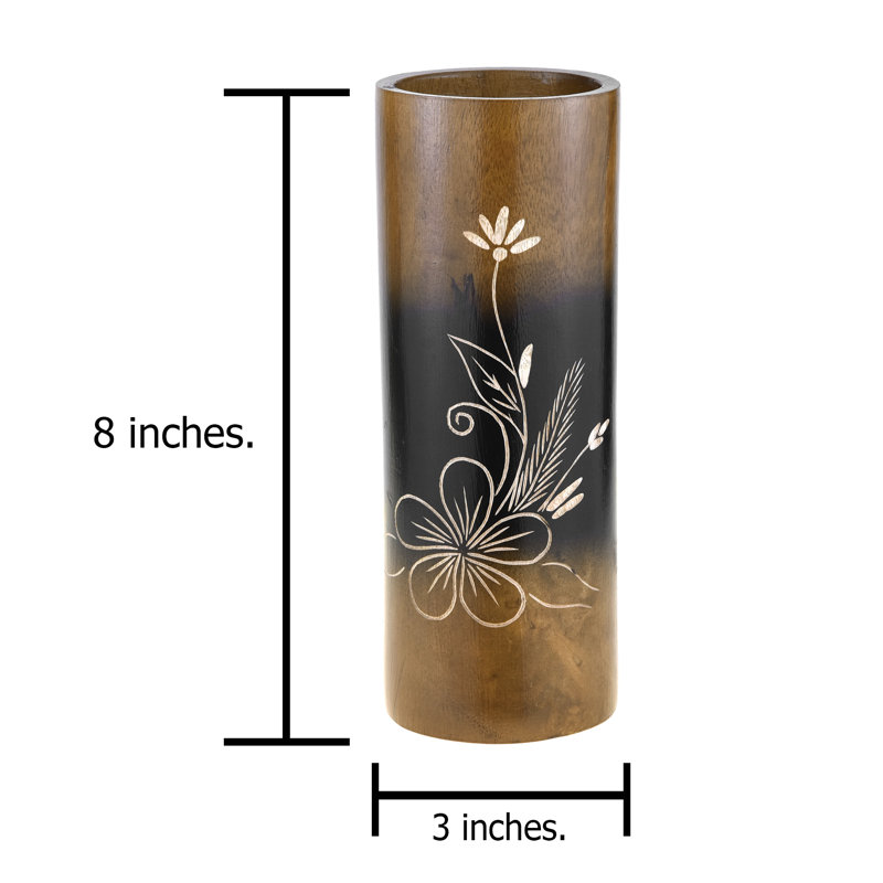 Handmade Wood Table Vase