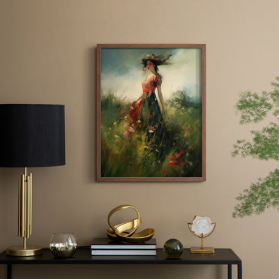 WOMEN Series CCCXXII  -Premium Framed Print -Ready to Hang - No Nails Required