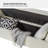 Aristides 56''W Upholstered Flip Top Bench with Subdivided Storage and Toss Pillows-995962087