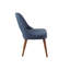 Chaises de salle à manger rembourrées Nola Navy-70688409