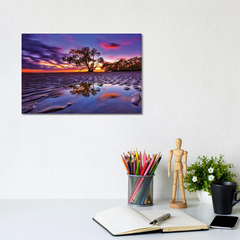 Sand Ripples by Ben Mulder - Gallery-Wrapped Canvas Giclée on Canvas, Wrapped Canvas, 20.32 cm H x 30.48 cm W
