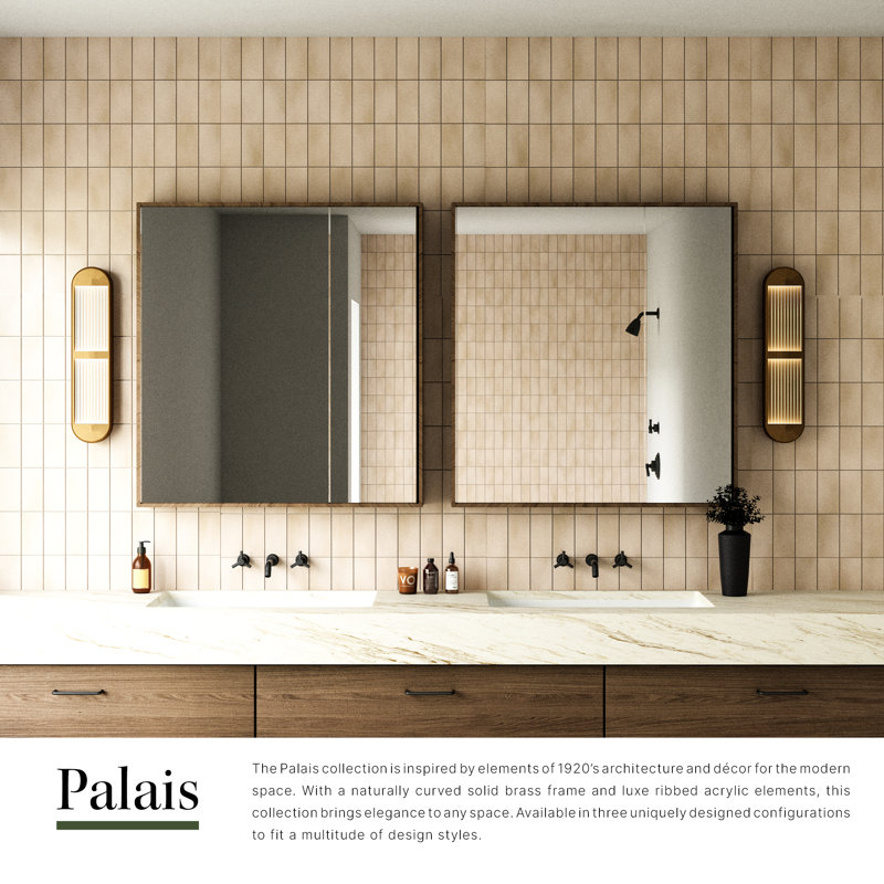 Palais 1 - Light LED Bath Bar, Urban Bronze