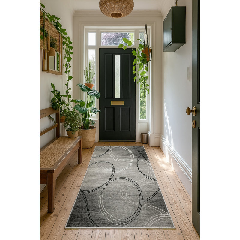 Dillup-Jones Abstract Indoor Rug, Runner 2'3" x 13'