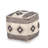 Jeljo 18'' Square Geometric Pouf Ottoman