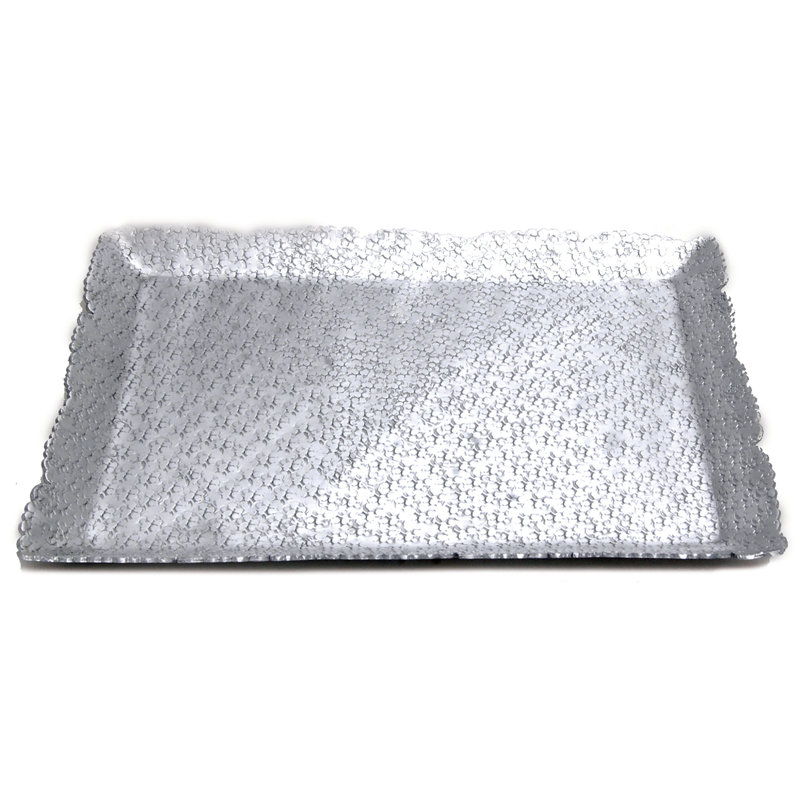 Plateau de service coupe-roche en aluminium Pettus, H 1,5 po x l 10 po x P 14 po